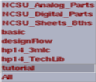 Library list in the Component
 Browser window