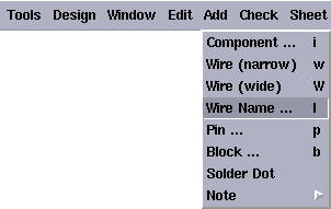 Add - Wire Name