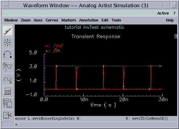 Waveform window