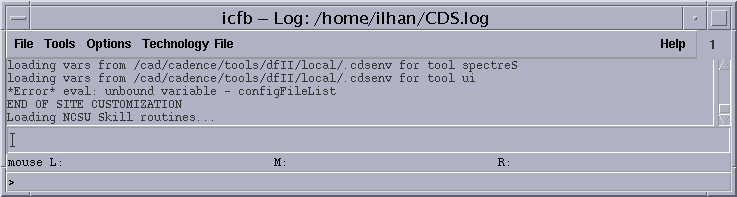 Command Interpreter Window