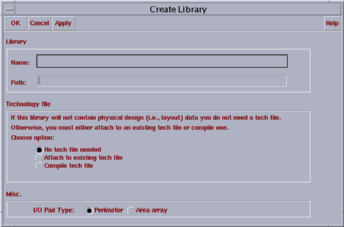 Create library window