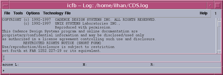 Command Interpreter Window