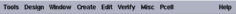 Help on menu banner